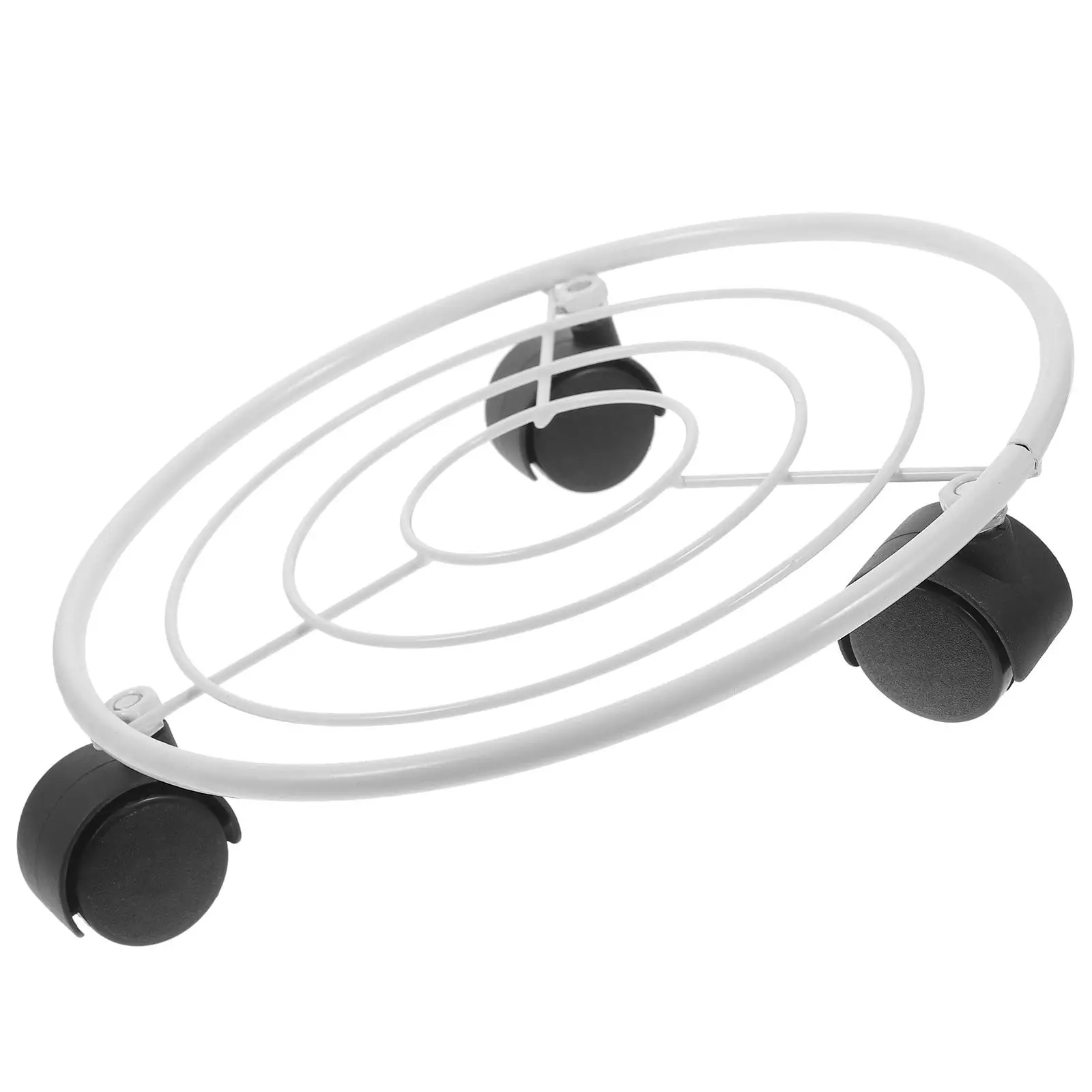 Movable Flowerpot Stand Rolling Plant Holder White Small 3 Casters Metal Planter Base Pot Rack Balcony Room Stable Wheel
Movable Flowerpot Stand Rolling Plant Holder White Small 3 Casters Metal Planter Base Pot Rack Balcony Room Stable Wheel