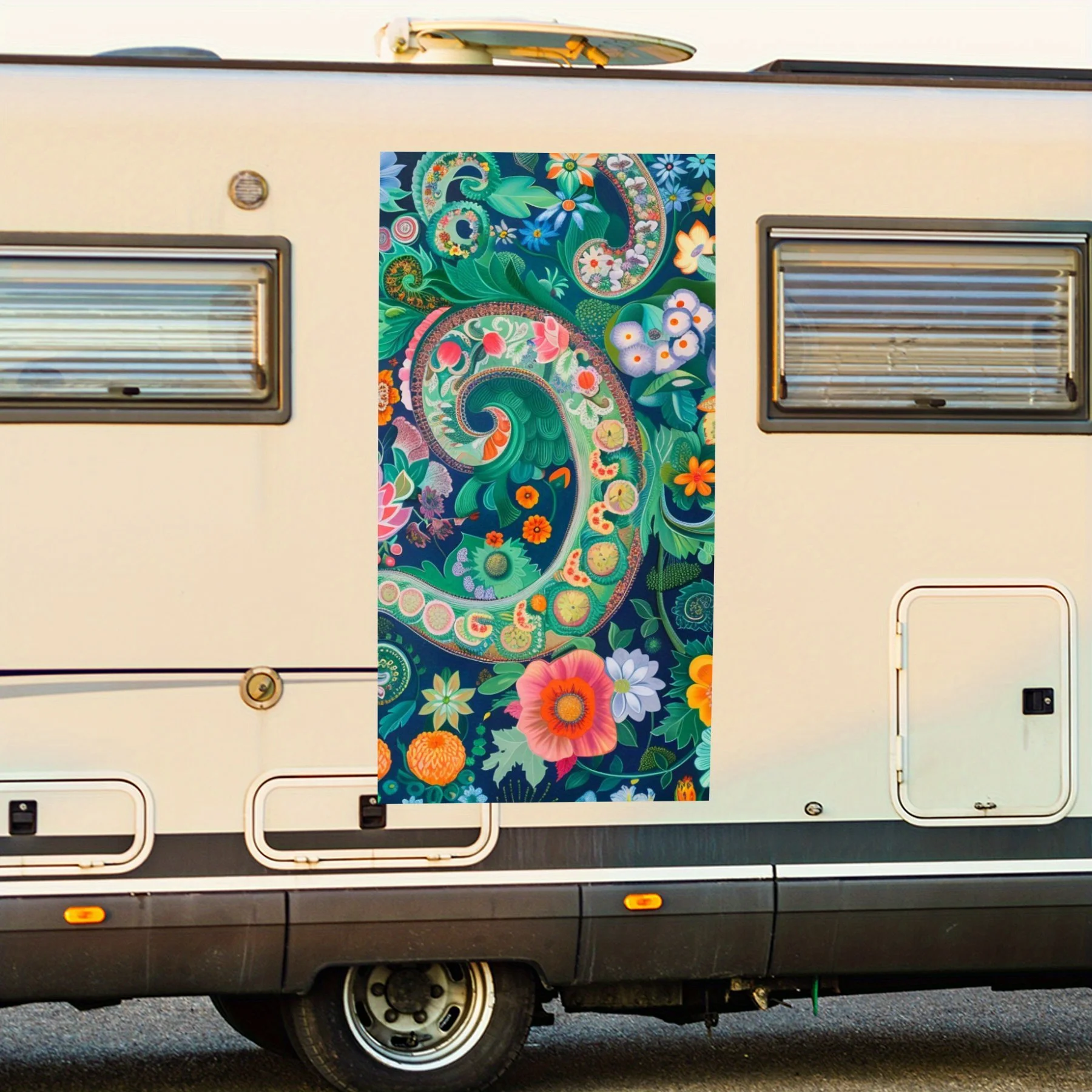 Colorful Paisley Floral Sticker,Vinyl Decal for motorhome car door, Waterproof Self-Adhesive Vinyl Stickers, Decoration Protecti
Colorful Paisley Floral Sticker,Vinyl Decal for motorhome car door, Waterproof Self-Adhesive Vinyl Stickers, Decoration Protecti