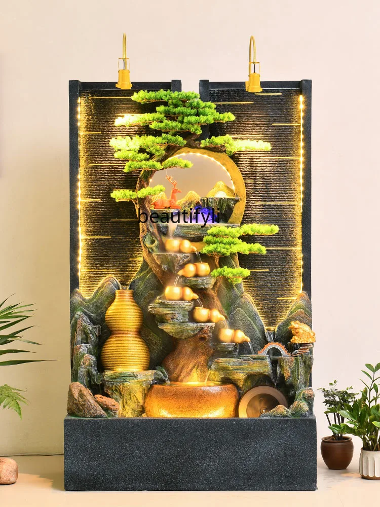 Water Curtain Wall Flowing Water Subareas Screens Hallway Rockery Fish Pond Landscape Landing Opening-up Ornaments
Water Curtain Wall Flowing Water Subareas Screens Hallway Rockery Fish Pond Landscape Landing Opening-up Ornaments