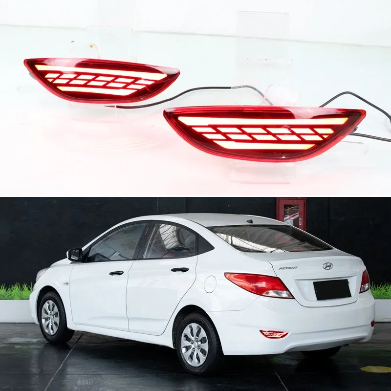 Автомобильный светодиодный фонарь заднего бампера для Hyundai Accent Sedan 2012 2013-2016 Задний противотуманный фонарь Автоматический стоп-отражательНазадние фонари Стоп-сигналы
Автомобильный светодиодный фонарь заднего бампера для Hyundai Accent Sedan 2012 2013-2016 Задний противотуманный фонарь Автоматический стоп-отражательНазадние фонари Стоп-сигналы