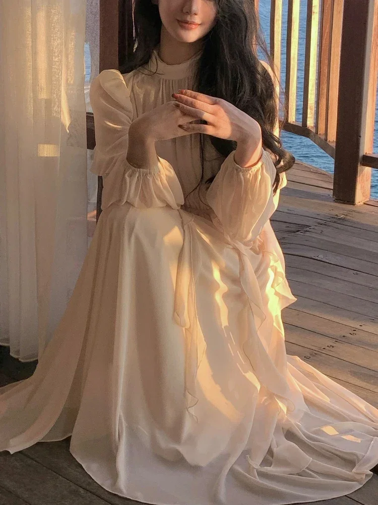 Summer Beach Style Chicly Chiffon Y2k Mini Dress Office Lady Casual Long Sleeve Korean Fashion Clothing Elegant One Piece Dress
Summer Beach Style Chicly Chiffon Y2k Mini Dress Office Lady Casual Long Sleeve Korean Fashion Clothing Elegant One Piece Dress