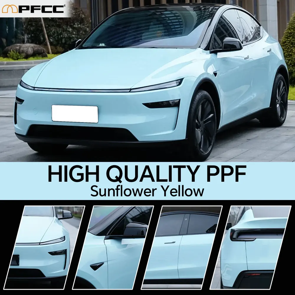 9Mil TPU Scratch Resistant Car Paint Protection Film For Tesla Model Y Juniper 2025 2026-up Clear Bra PPF Decal Accessories
9Mil TPU Scratch Resistant Car Paint Protection Film For Tesla Model Y Juniper 2025 2026-up Clear Bra PPF Decal Accessories