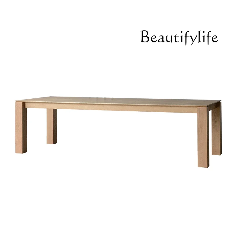 Y Nordic Solid Wood Large Board Dining Table, Simple Modern Japanese Log White Oak Rectangle
Y Nordic Solid Wood Large Board Dining Table, Simple Modern Japanese Log White Oak Rectangle