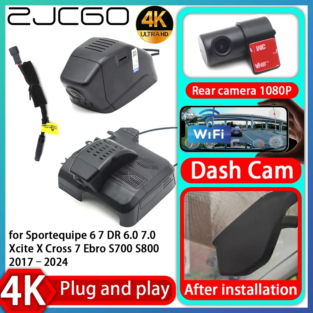 UHD 4K 2160P Plug and Play DVR Dash Cam Video Recorder for Sportequipe 6 7 DR 6.0 7.0 Xcite X Cross 7 Ebro S700 S800 2017–2024
UHD 4K 2160P Plug and Play DVR Dash Cam Video Recorder for Sportequipe 6 7 DR 6.0 7.0 Xcite X Cross 7 Ebro S700 S800 2017–2024