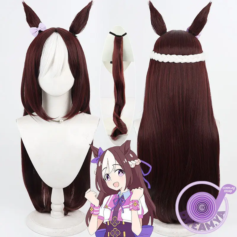 Special Week Cosplay Wig Umamusume Pretty Derby Long Heat Resistant Synthetic Hair Halloween Party Role Play Carnival + Wig Cap
Special Week Cosplay Wig Umamusume Pretty Derby Long Heat Resistant Synthetic Hair Halloween Party Role Play Carnival + Wig Cap