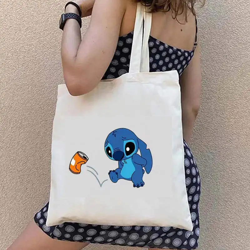 Kawaii Lilo & Stitch большая сумка для покупок Холщовая сумка через плечо Эко многоразовая сумка для покупок Повседневная женская сумка для студентов
Kawaii Lilo & Stitch большая сумка для покупок Холщовая сумка через плечо Эко многоразовая сумка для покупок Повседневная женская сумка для студентов