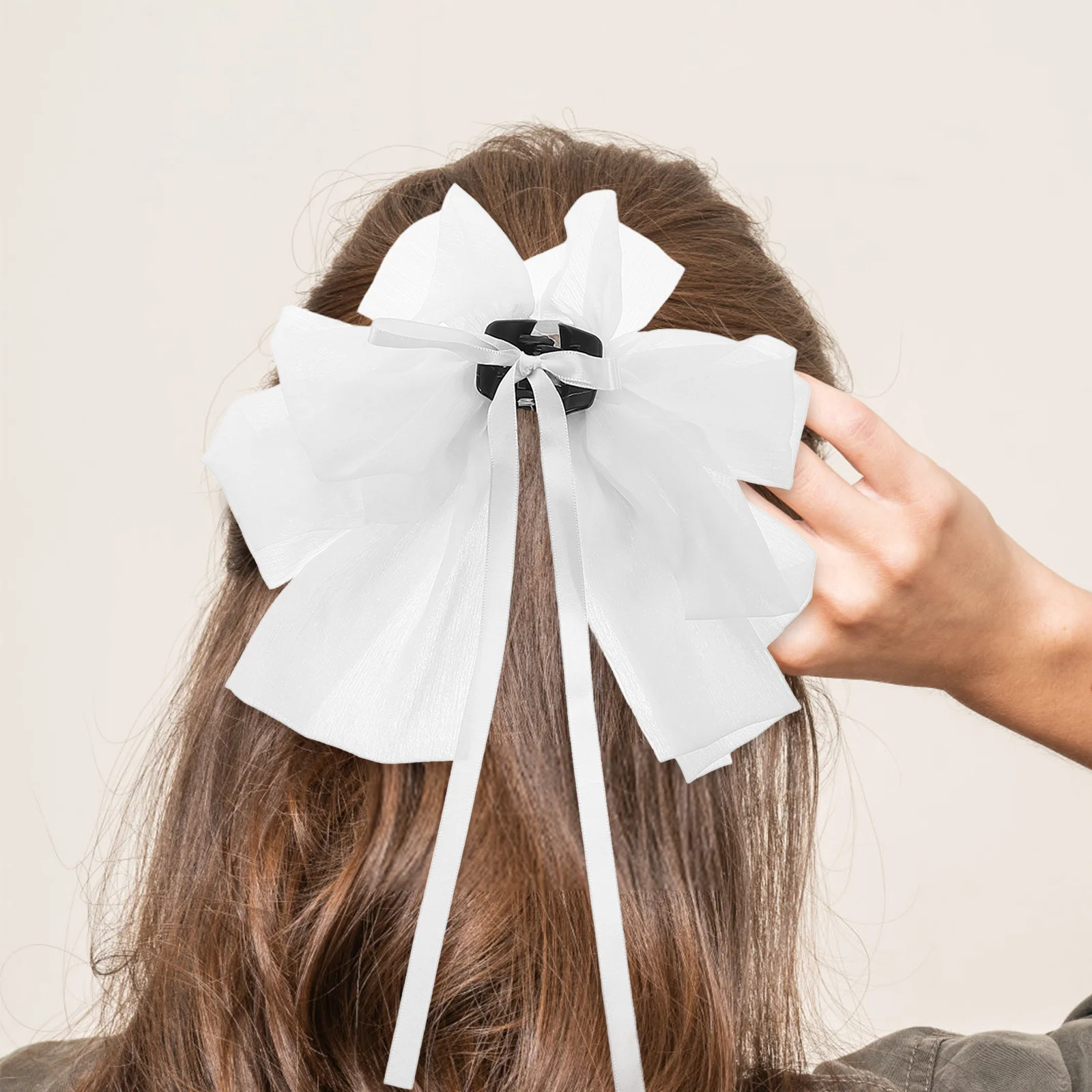 Big Bow Claw Clip Women Fashionable Hair Styling Tool Strong Grip Nape Bun Clip for Suitable for Thick and Thin
Big Bow Claw Clip Women Fashionable Hair Styling Tool Strong Grip Nape Bun Clip for Suitable for Thick and Thin