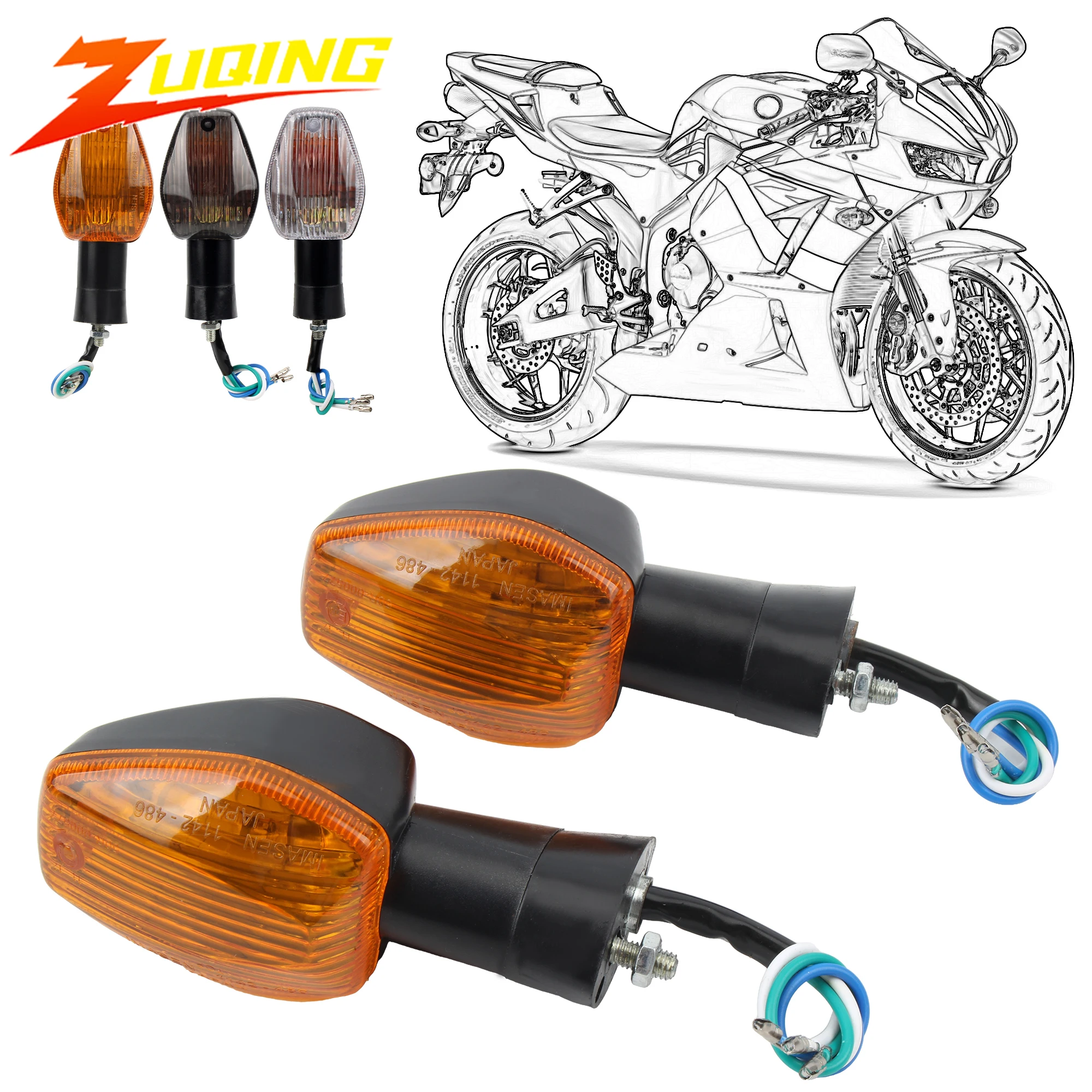 1Pair For HONDA CB400 VTEC3 LED Indicator Blinker Signal Lamp Front Rear Lights Motorcycle Turn Signal Lights CBR600 F5 CBR1000
1Pair For HONDA CB400 VTEC3 LED Indicator Blinker Signal Lamp Front Rear Lights Motorcycle Turn Signal Lights CBR600 F5 CBR1000