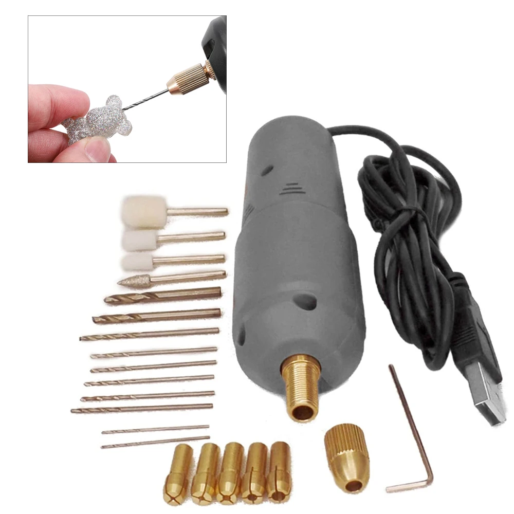 USB Mini Electric Drill Multi-function Electric Polishing Machine Portable Handheld Rotary Tool Engraving Pen Home Power Tools
USB Mini Electric Drill Multi-function Electric Polishing Machine Portable Handheld Rotary Tool Engraving Pen Home Power Tools