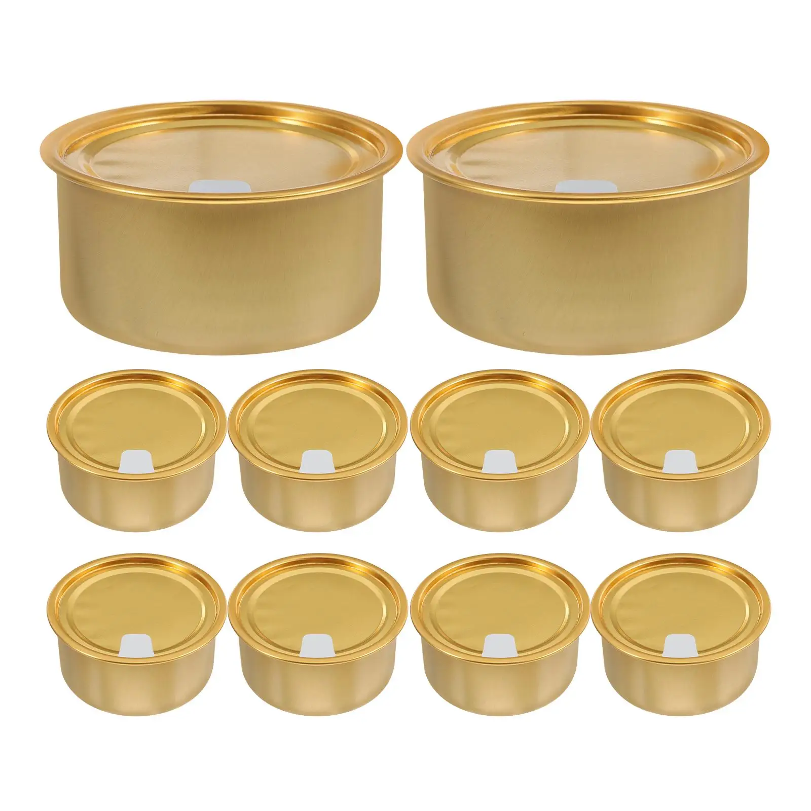 10 pcs 180ml Empty Food Storage Tin Sealed Lightweight Food Storage Snack Pet Supplies Travel Snack Tin Activities
10 pcs 180ml Empty Food Storage Tin Sealed Lightweight Food Storage Snack Pet Supplies Travel Snack Tin Activities