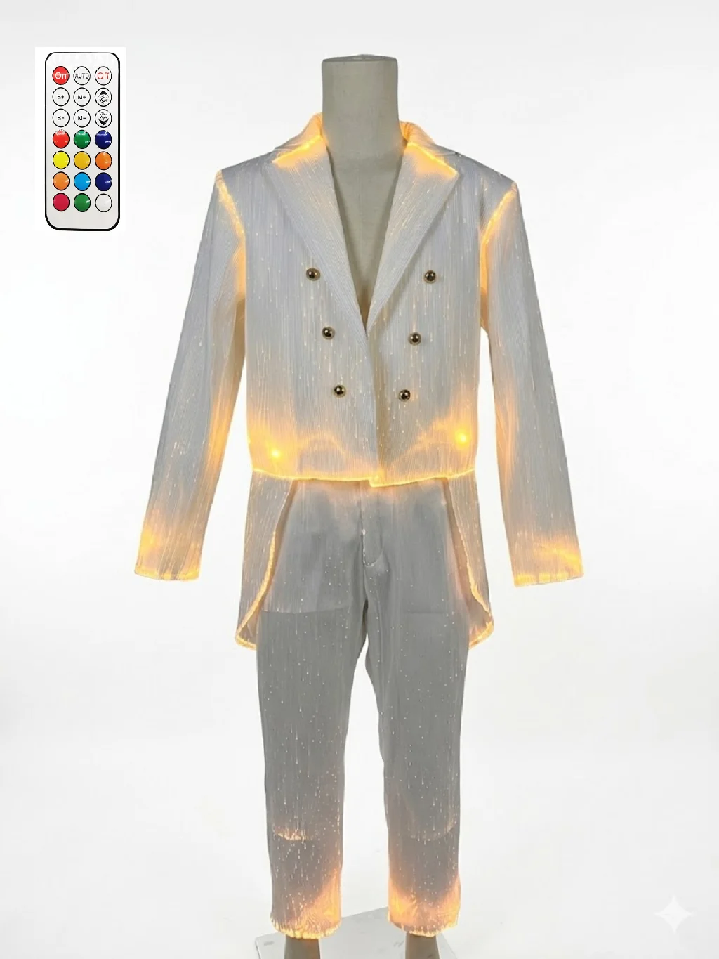 Aurora Fiber Optic Luminous Suit – High-Definition Glow-in-the-Dark Performance Ensemble
Aurora Fiber Optic Luminous Suit – High-Definition Glow-in-the-Dark Performance Ensemble