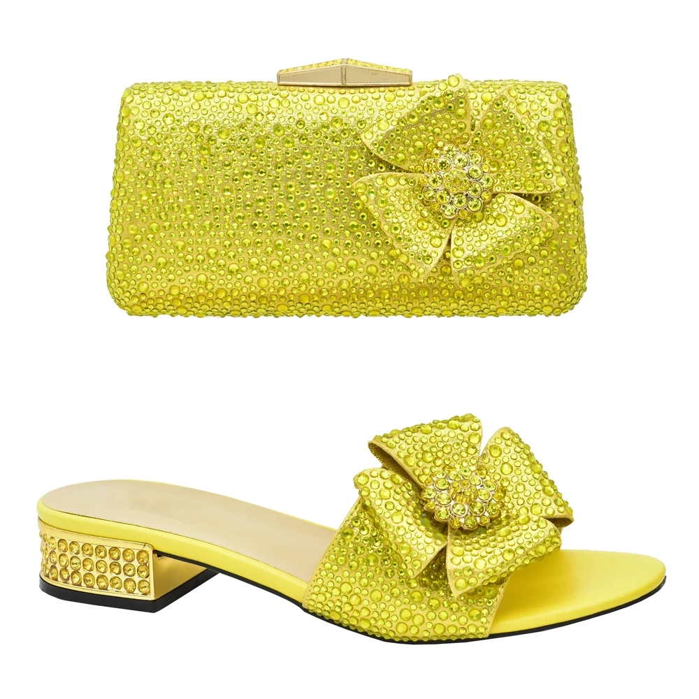 doershow High Quality African Style Ladies Shoes And Bags Set Latest yellow Italian Shoes And Bag Set For Party HQS1-13
doershow High Quality African Style Ladies Shoes And Bags Set Latest yellow Italian Shoes And Bag Set For Party HQS1-13
