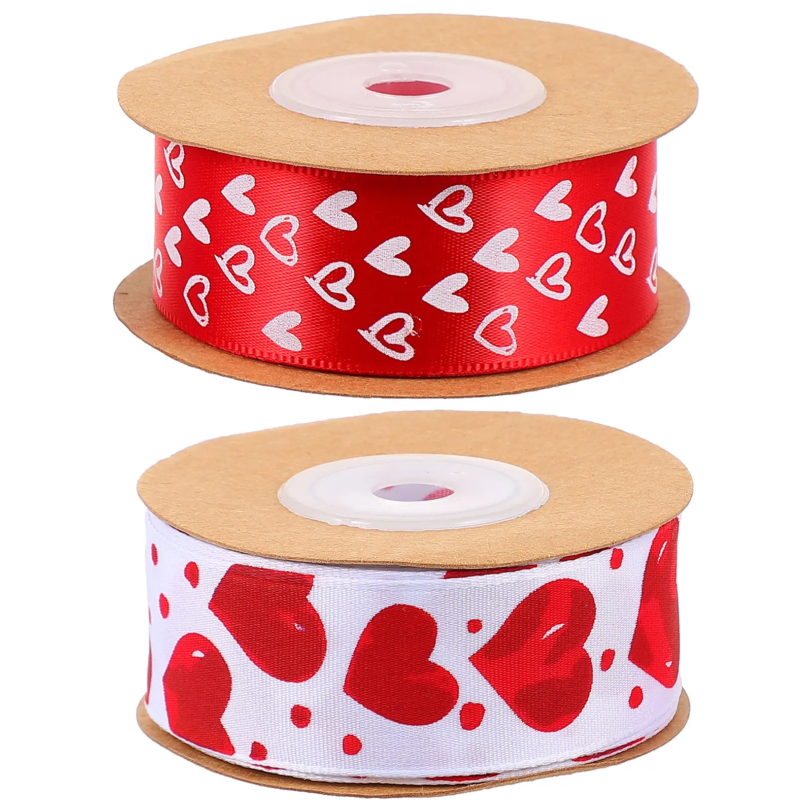 2 Rolls Exquisite Heart Print Ribbon for Gift Packaging Flower Arrangement Holiday Party Decorations Elegant Craft Accessory
2 Rolls Exquisite Heart Print Ribbon for Gift Packaging Flower Arrangement Holiday Party Decorations Elegant Craft Accessory