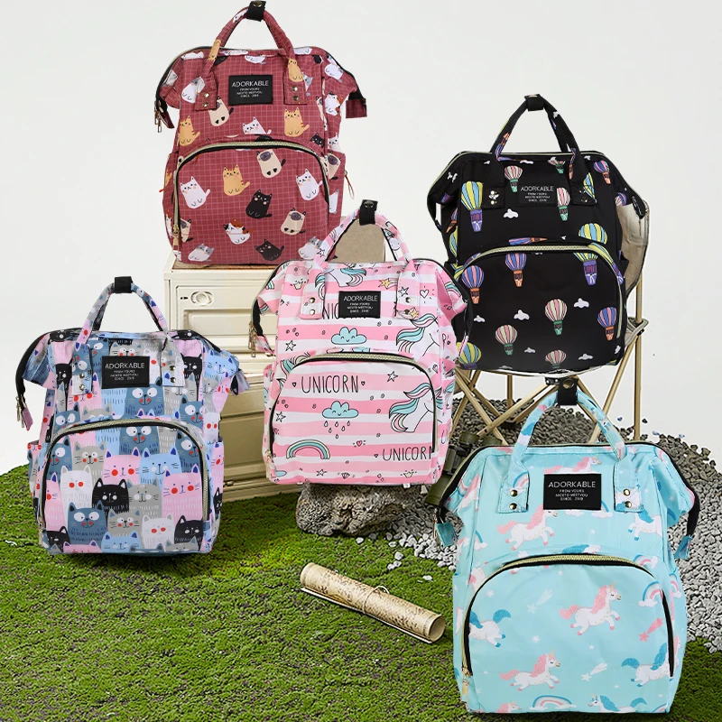 Рюкзак большой емкости, рюкзак с мультяшным котом для детей, школьная сумка, детская дорожная сумка, сумка для подгузников для мамы, вещи для ухода за ребенком
Рюкзак большой емкости, рюкзак с мультяшным котом для детей, школьная сумка, детская дорожная сумка, сумка для подгузников для мамы, вещи для ухода за ребенком