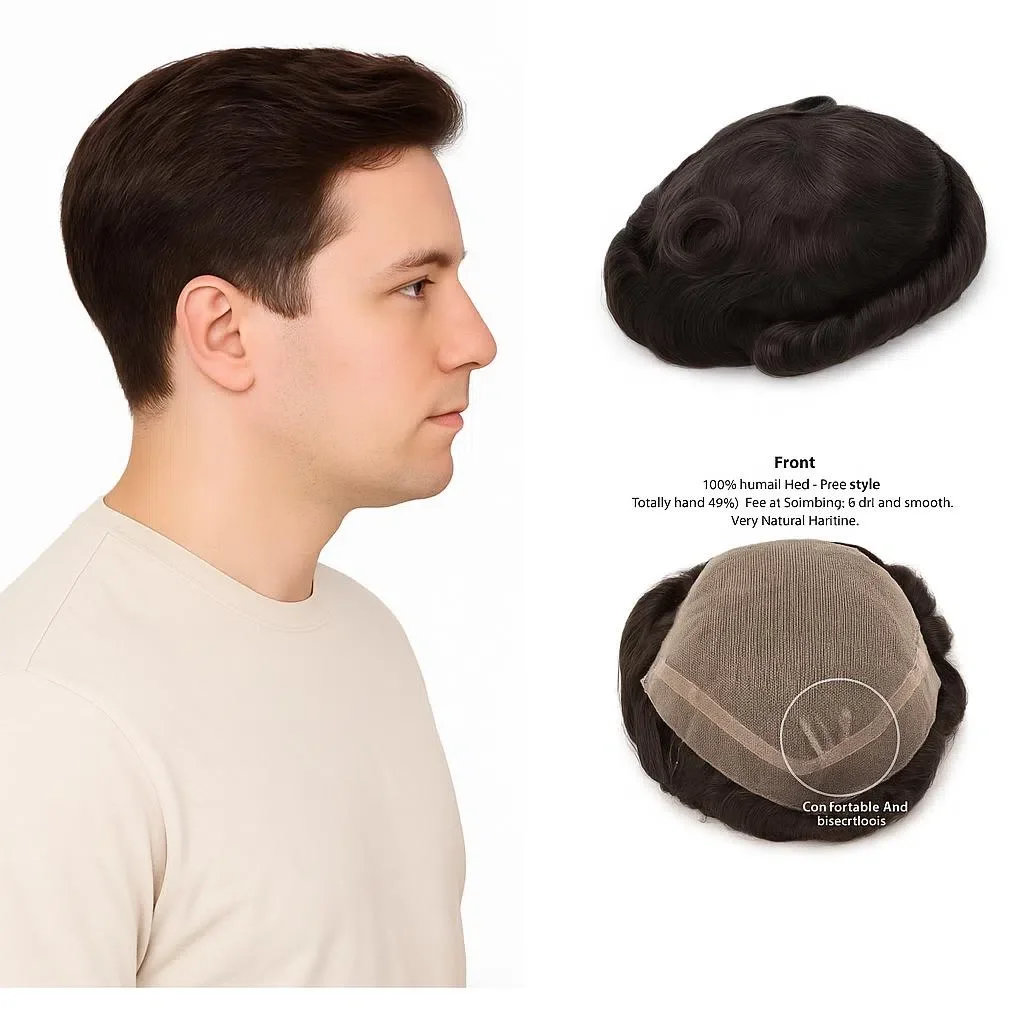 Men Toupee Q6 100% Human Hair Mono Base Lace+PU Micro Defects Sale Price Men Hair Replacement For Top Thinning
Men Toupee Q6 100% Human Hair Mono Base Lace+PU Micro Defects Sale Price Men Hair Replacement For Top Thinning