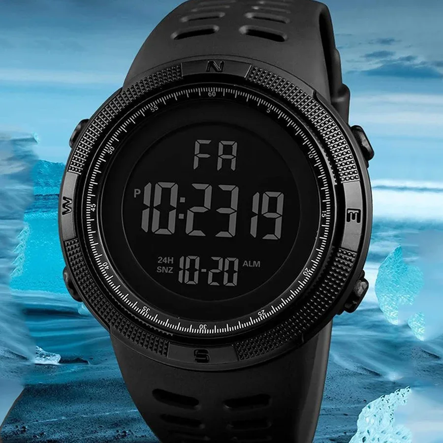 Electronic Watch For Mens Military Sports Watches Luminous Multifunction LED Digital Wristwatch for man kids Boy Student Teen
Electronic Watch For Mens Military Sports Watches Luminous Multifunction LED Digital Wristwatch for man kids Boy Student Teen