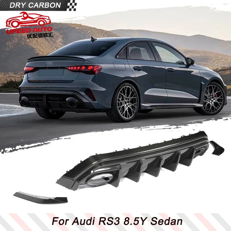 Suitable for Dry Carbon Fiber Bumper Diffuser Side Audi RS3 8.5Y Sedan 2025 2026 Car Rear Splitters Racing Body Kits
Suitable for Dry Carbon Fiber Bumper Diffuser Side Audi RS3 8.5Y Sedan 2025 2026 Car Rear Splitters Racing Body Kits