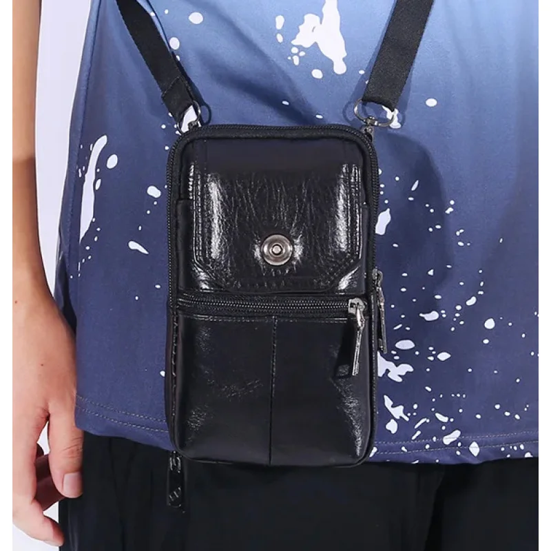 2026 Men's Messenger Bag Cowhide Leather Bag Mobile Phone Pouch Men Wallet Small Travel Waist Bag Male Multi-Pockets Chest Bag
2026 Men's Messenger Bag Cowhide Leather Bag Mobile Phone Pouch Men Wallet Small Travel Waist Bag Male Multi-Pockets Chest Bag