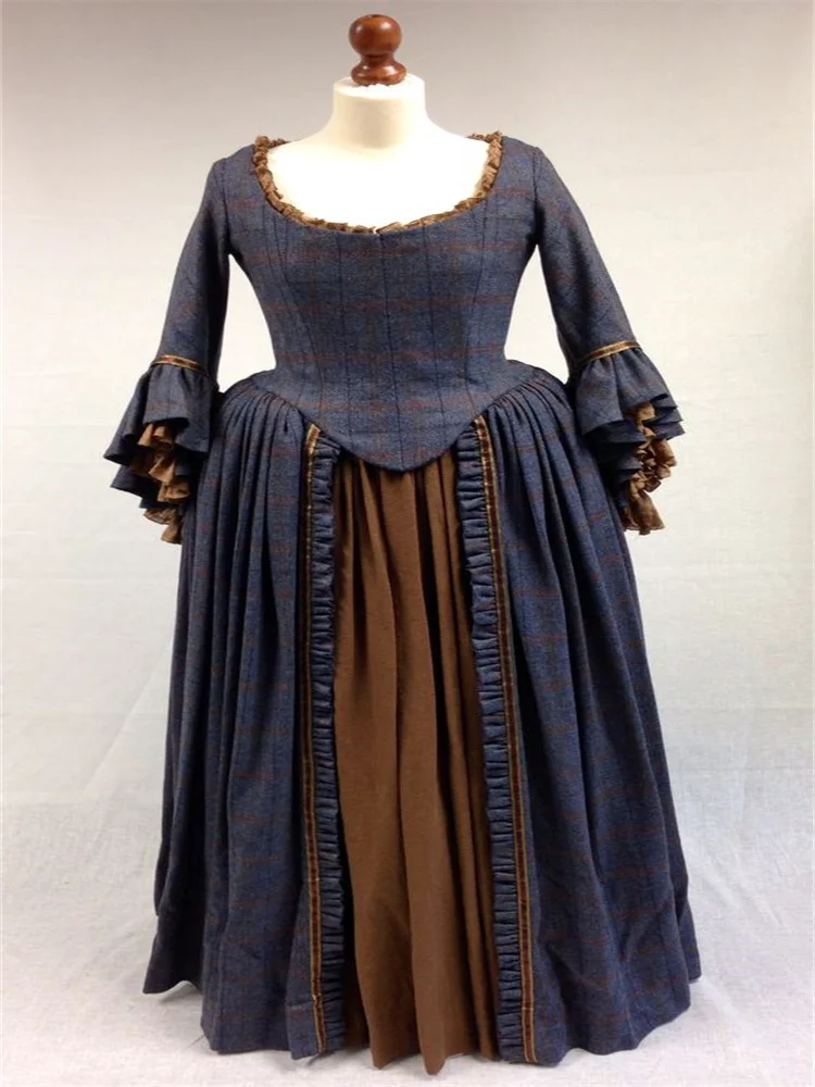 Outlander Claire Randall Fraser Косплей Костюм Винтаж Шотландский для женщин Средневековое Театральное Бальное Платье в стиле Рококо
Outlander Claire Randall Fraser Косплей Костюм Винтаж Шотландский для женщин Средневековое Театральное Бальное Платье в стиле Рококо