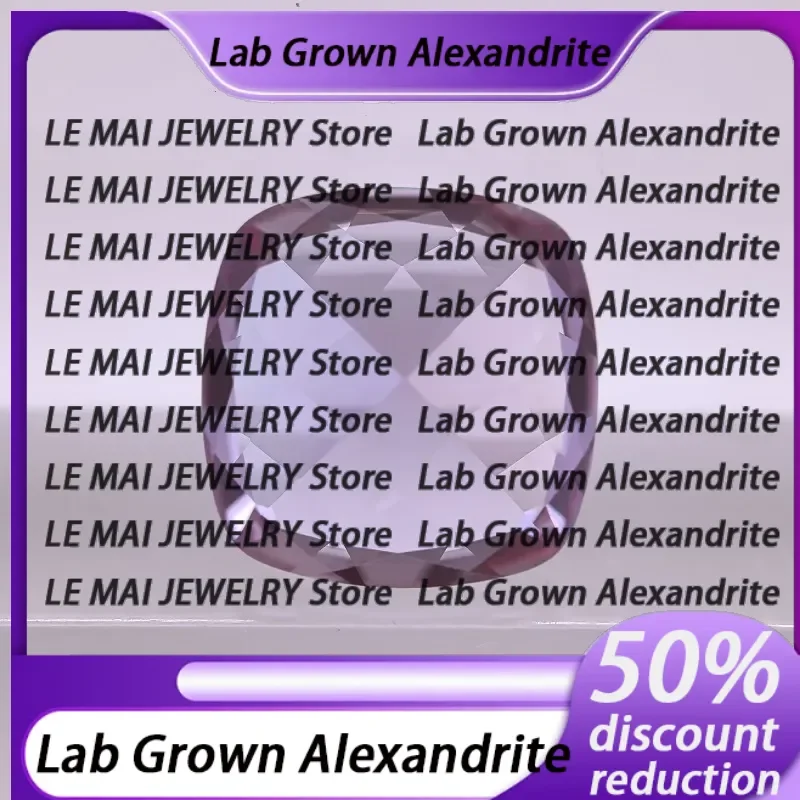 High Quality Lab Grown Alexandrite Stone Cushion Shape Gemstone for DIY Charms Jewelry Making Materials Selectable Certificate
High Quality Lab Grown Alexandrite Stone Cushion Shape Gemstone for DIY Charms Jewelry Making Materials Selectable Certificate