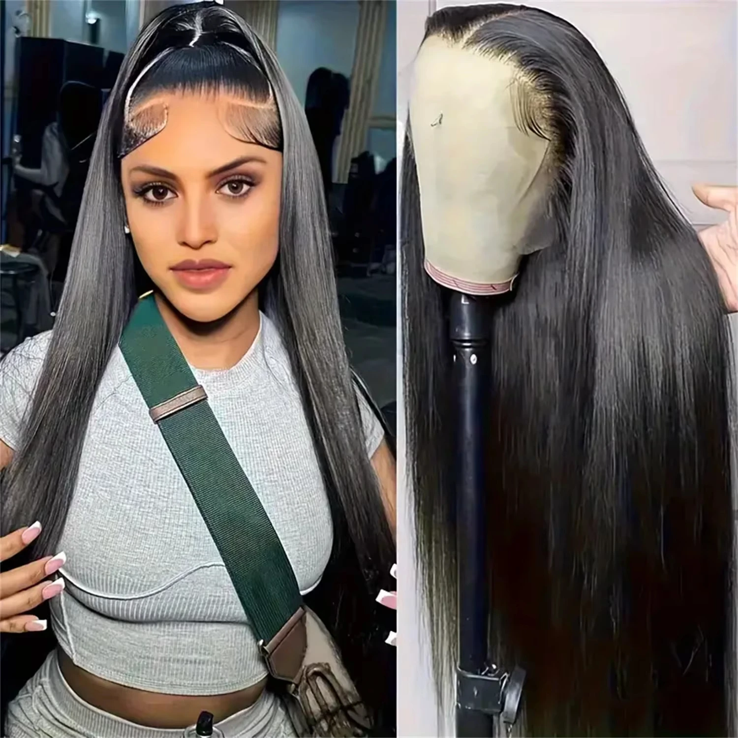 13x4 13x6 Bone Straight Human Hair 32 36 Inch Lace Front Human Hair Wigs 5x5 Glueless Lace Pre Plucked with Baby Hair for Women
13x4 13x6 Bone Straight Human Hair 32 36 Inch Lace Front Human Hair Wigs 5x5 Glueless Lace Pre Plucked with Baby Hair for Women