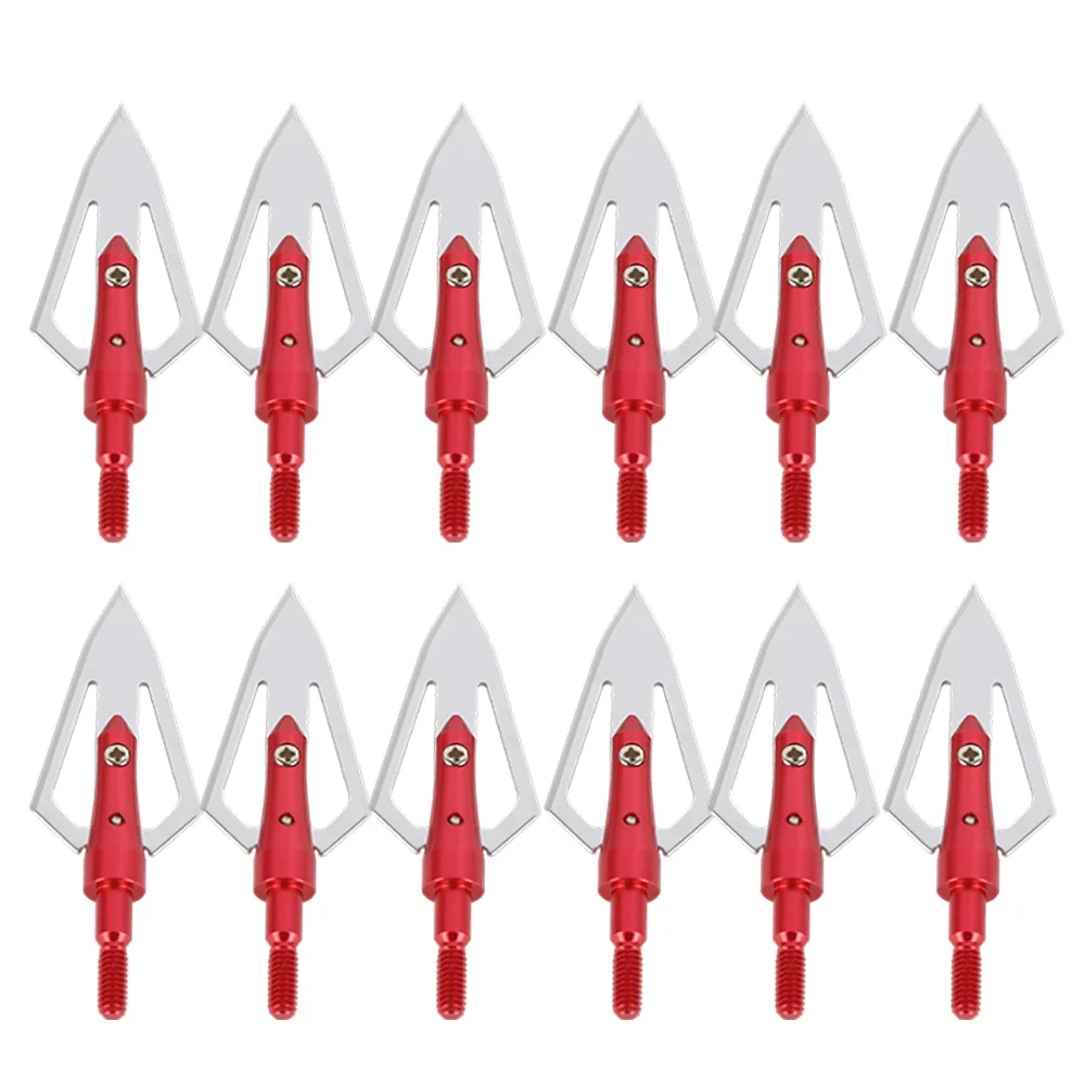 Archery 6/12pcs Arrowhead 100 Gr Blade Broadheads Tips Hunting Shooting Practice Alloy Arrow Points Tip for Bow Shooting
Archery 6/12pcs Arrowhead 100 Gr Blade Broadheads Tips Hunting Shooting Practice Alloy Arrow Points Tip for Bow Shooting