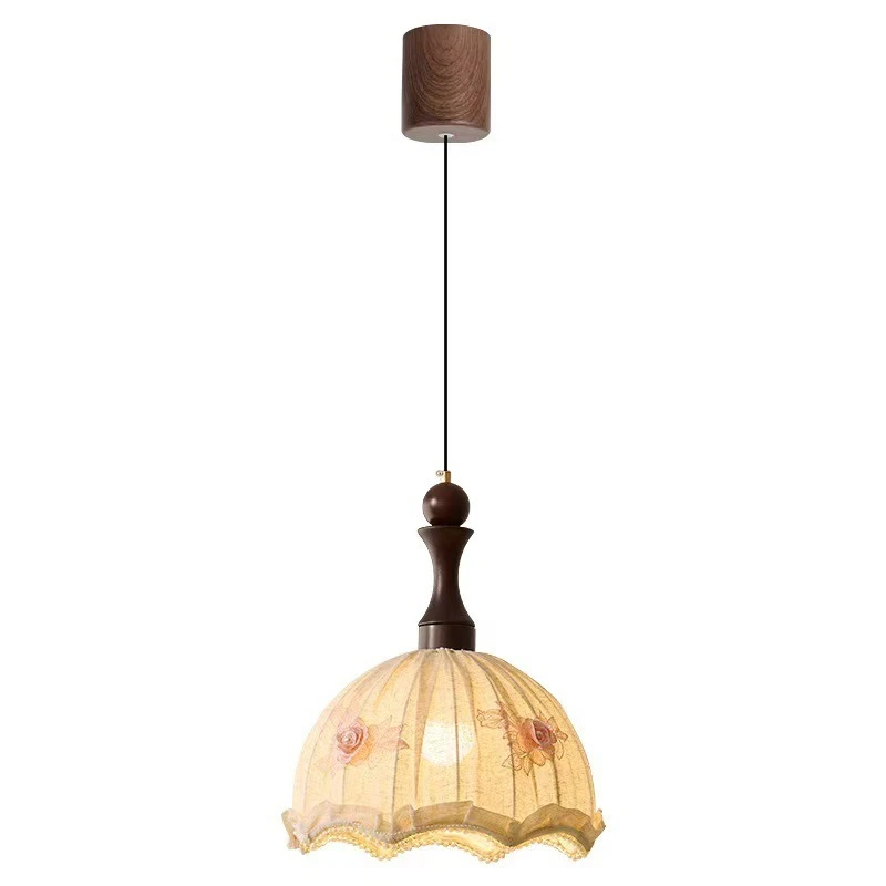 French antique restaurant ceiling lamp retro simple solid wood bedside chandelier
French antique restaurant ceiling lamp retro simple solid wood bedside chandelier