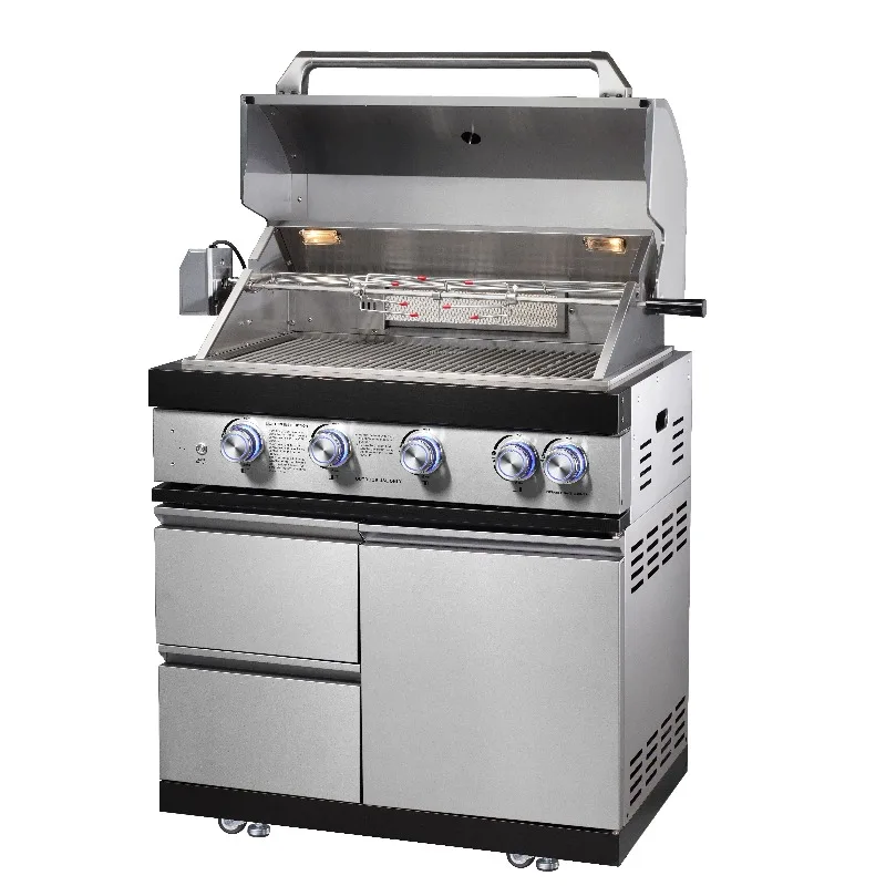 Modern Europe Style Outdoor Gas Grill for Meat and Vegetable Cooking Factory Price Backyard Party Gas Barbecue Grill
Modern Europe Style Outdoor Gas Grill for Meat and Vegetable Cooking Factory Price Backyard Party Gas Barbecue Grill