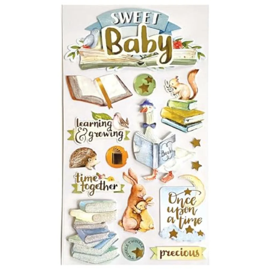 Die-Cut and Foil Scrapbook - Sweet Baby
Die-Cut and Foil Scrapbook - Sweet Baby