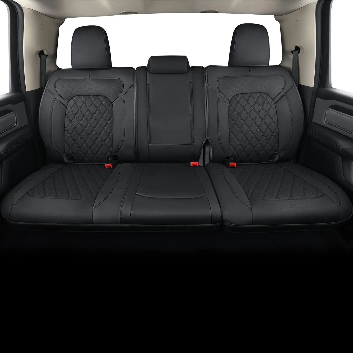 2019 - 2026 Trucks Crew Cab Back Bench Seat Protection, Waterproof, Rear Flat Seats with Unremovable Middle Headrest, 4/6 Split
2019 - 2026 Trucks Crew Cab Back Bench Seat Protection, Waterproof, Rear Flat Seats with Unremovable Middle Headrest, 4/6 Split