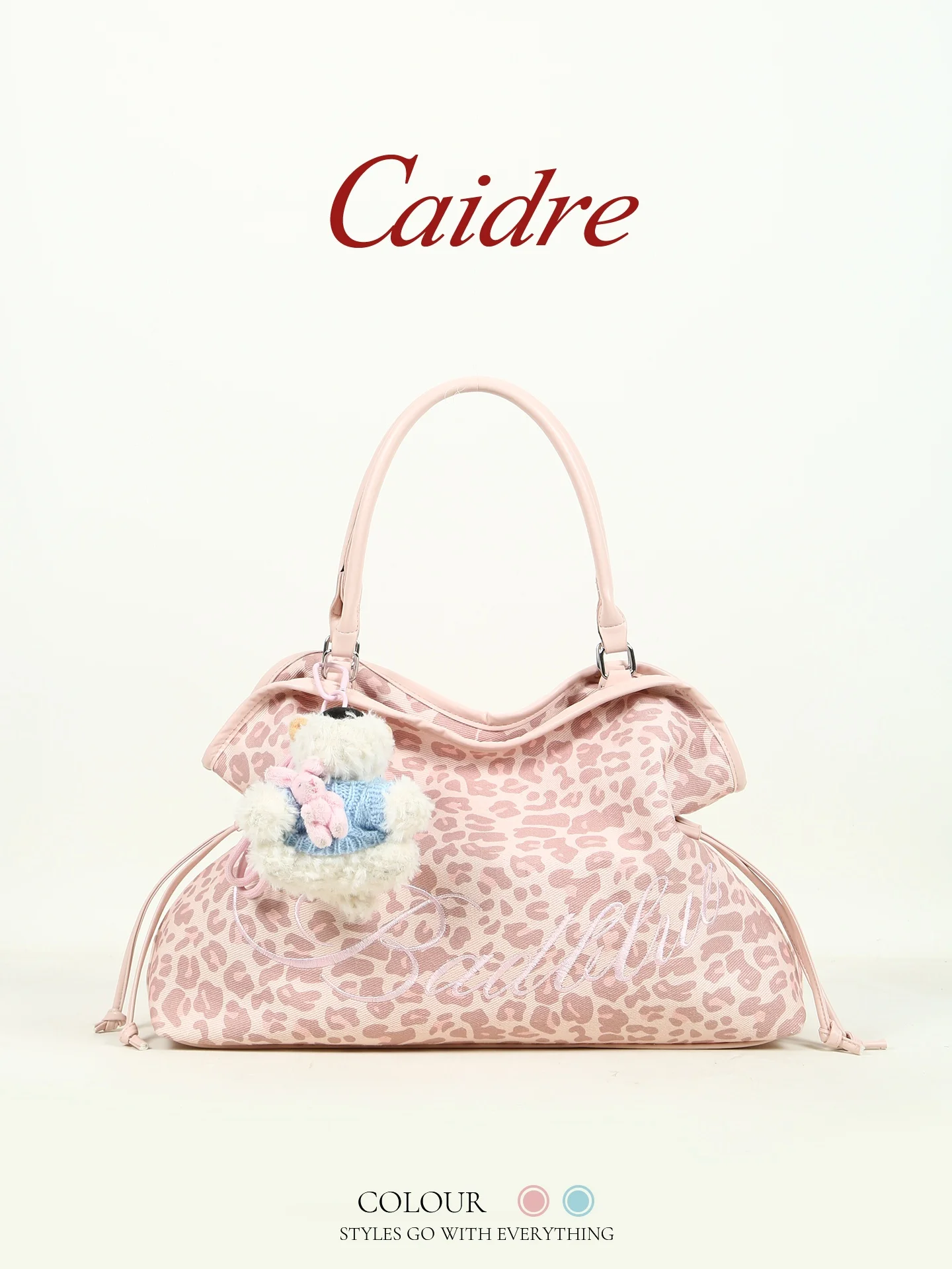 Caidre Korean Style Leopard Print Polka Dot Canvas Tote Bag Women's Cute Little Dog Handbag Commuter Single Shoulder Bag
Caidre Korean Style Leopard Print Polka Dot Canvas Tote Bag Women's Cute Little Dog Handbag Commuter Single Shoulder Bag