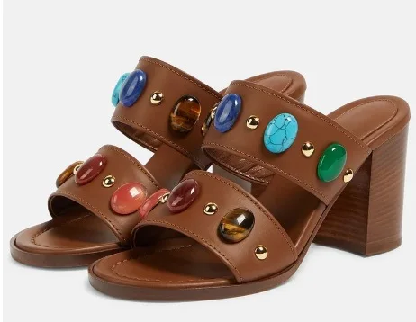 Ankle Strap Round Toe String Bead Summer Women Sandals Stiletto High Heels Buckle Strap Design Large Size Party Shoes
Ankle Strap Round Toe String Bead Summer Women Sandals Stiletto High Heels Buckle Strap Design Large Size Party Shoes