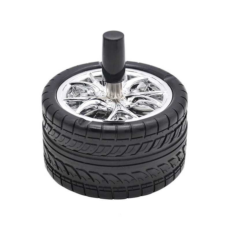 New Creative Tire Ashtray Stainless Steel Push Down Spinning Ashtray Self-Cleaning Ashtray for Smoking Office Home Decoration
New Creative Tire Ashtray Stainless Steel Push Down Spinning Ashtray Self-Cleaning Ashtray for Smoking Office Home Decoration