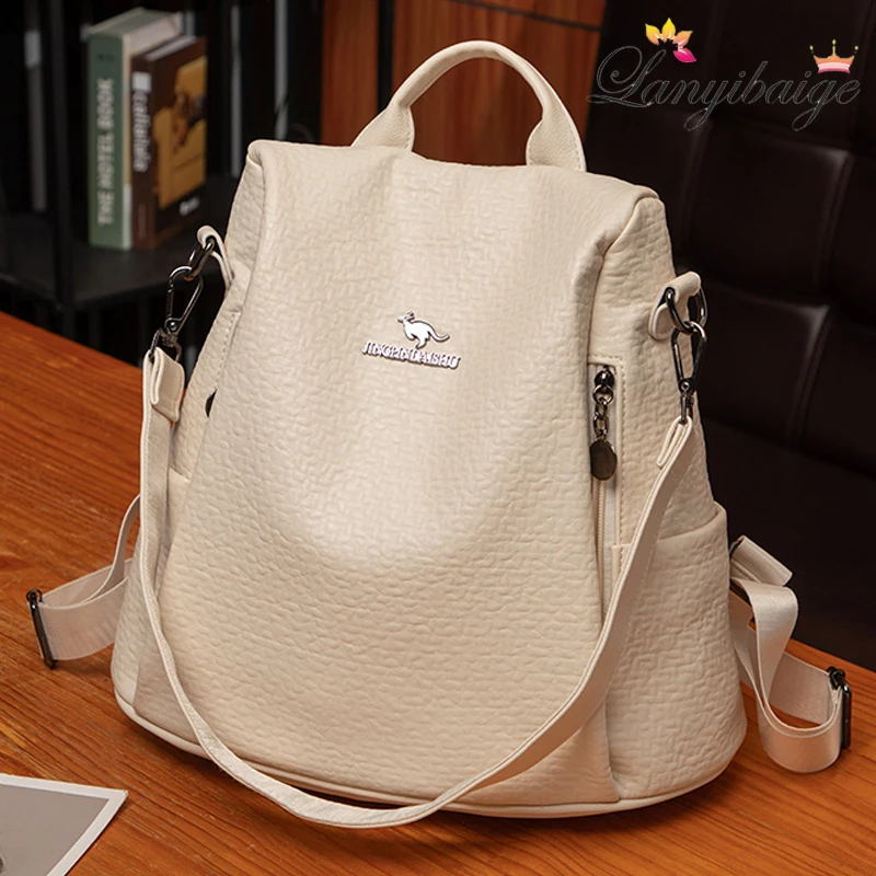 Women's 2025 New Mom's Bag Multi functional Travel Backpack Retro High Quality PU Leather Women's Bag Backpack Student backpack
Women's 2025 New Mom's Bag Multi functional Travel Backpack Retro High Quality PU Leather Women's Bag Backpack Student backpack