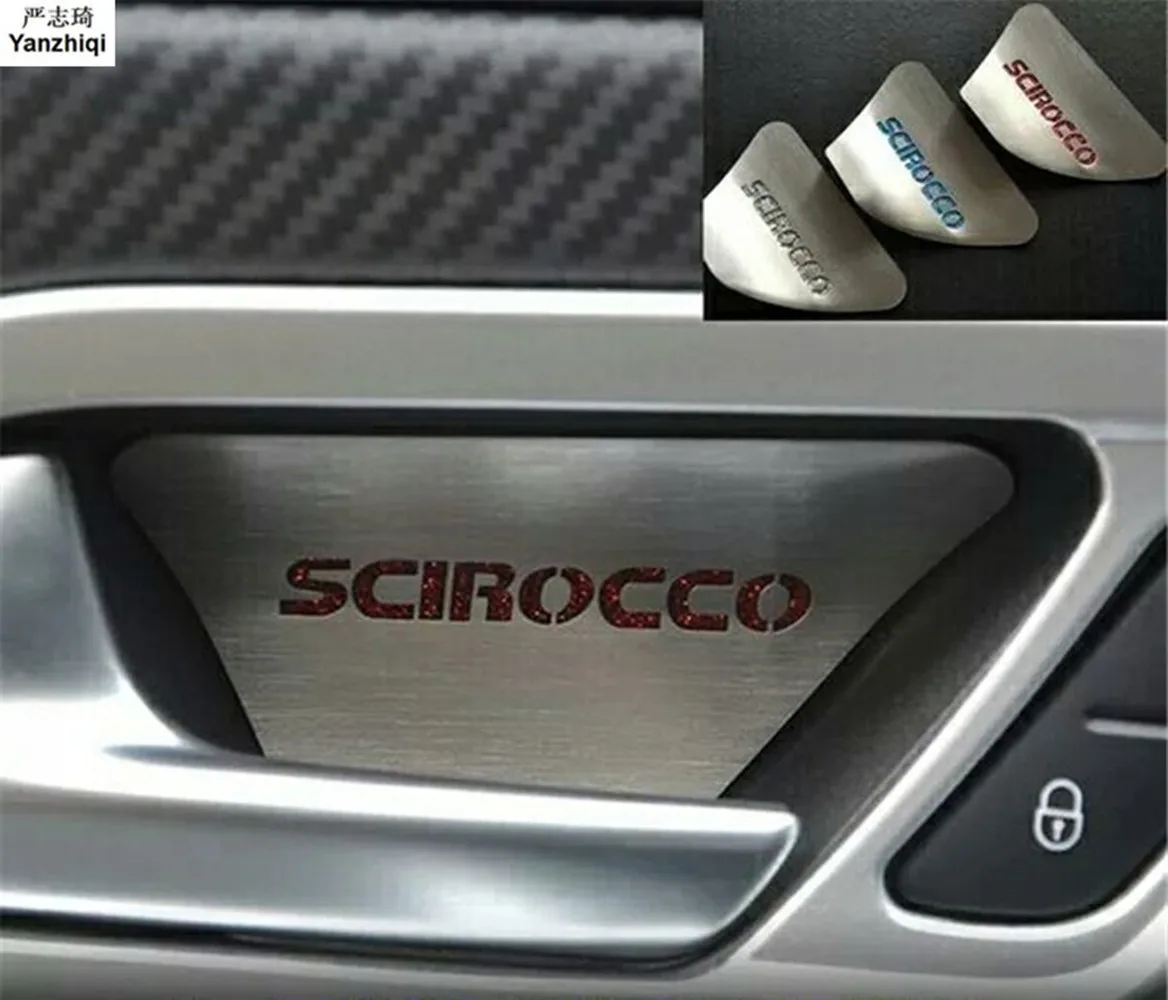 Stainless steel 2pcs/lot Car stickers Inner door bowl sticker Door bowl protection sequins for 2009-2017 Volkswagen VW Scirocco
Stainless steel 2pcs/lot Car stickers Inner door bowl sticker Door bowl protection sequins for 2009-2017 Volkswagen VW Scirocco