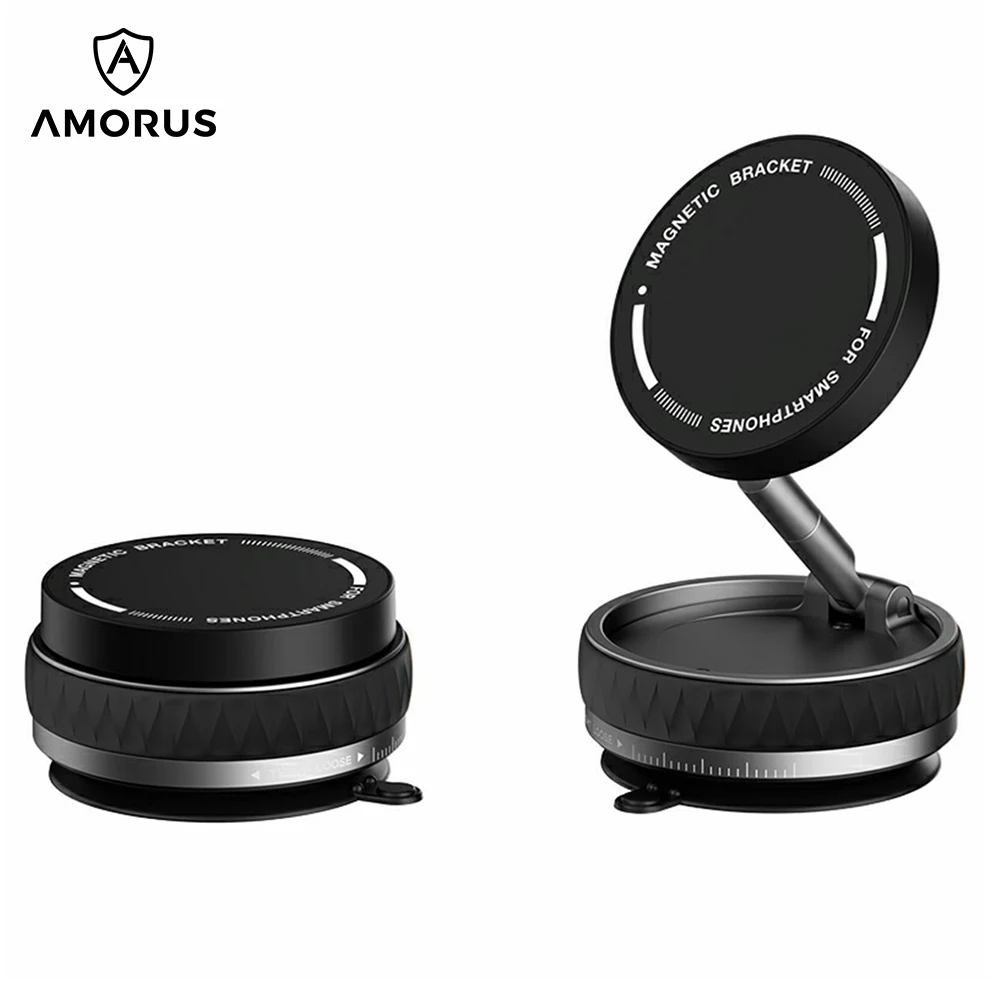 AMORUS NEW Phone Stand Holder Magnetic Phone Mount for Smartphones Universal Portable Travel Zinc Alloy Phone Holder
AMORUS NEW Phone Stand Holder Magnetic Phone Mount for Smartphones Universal Portable Travel Zinc Alloy Phone Holder