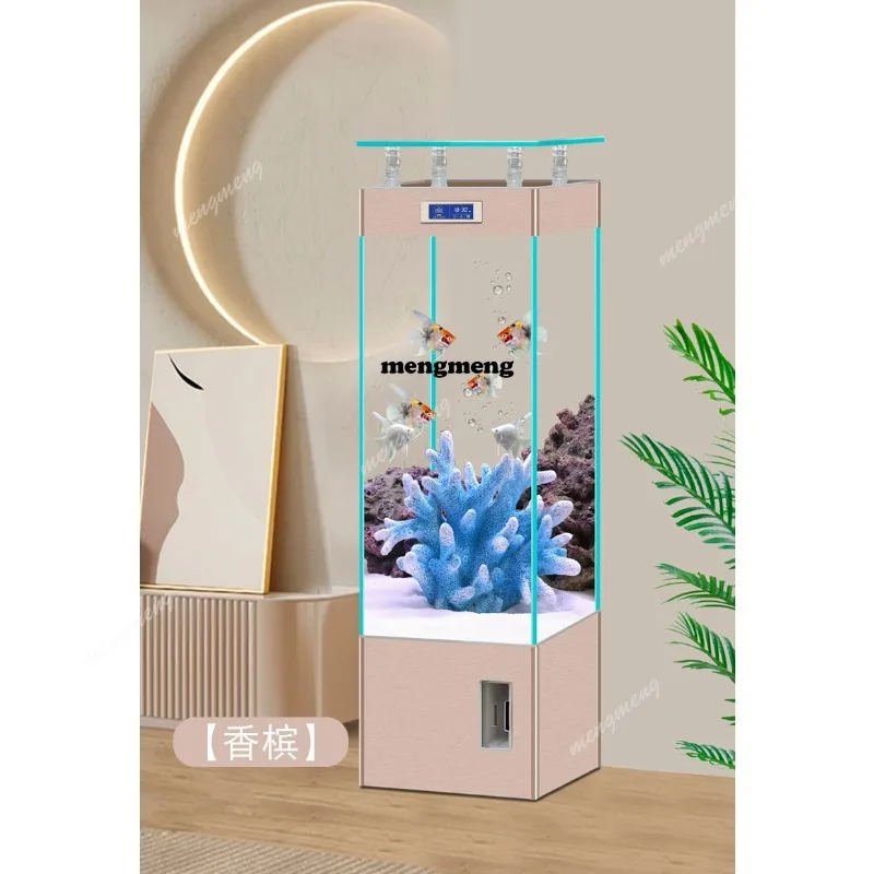 Jinjing ultra-white glass ecological fish tank square living room household floor-to-ceiling viewing aquarium box
Jinjing ultra-white glass ecological fish tank square living room household floor-to-ceiling viewing aquarium box