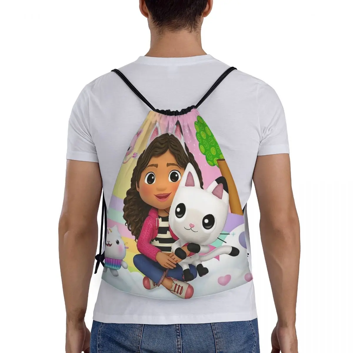 Gabbys Dollhouse Nordic Gabby Cat Pandy Paws Backpacks Drawstring Bundle Pocket Sports Bag Book Bags for Travel School
Gabbys Dollhouse Nordic Gabby Cat Pandy Paws Backpacks Drawstring Bundle Pocket Sports Bag Book Bags for Travel School