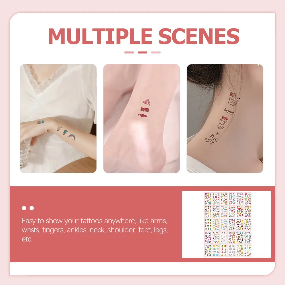 60 Sheets Tattoos Diy Tattoos Sticker Stickers PVC Body DIY Removable Decals Decorative Safe Lovely Patterns Body Art
60 Sheets Tattoos Diy Tattoos Sticker Stickers PVC Body DIY Removable Decals Decorative Safe Lovely Patterns Body Art