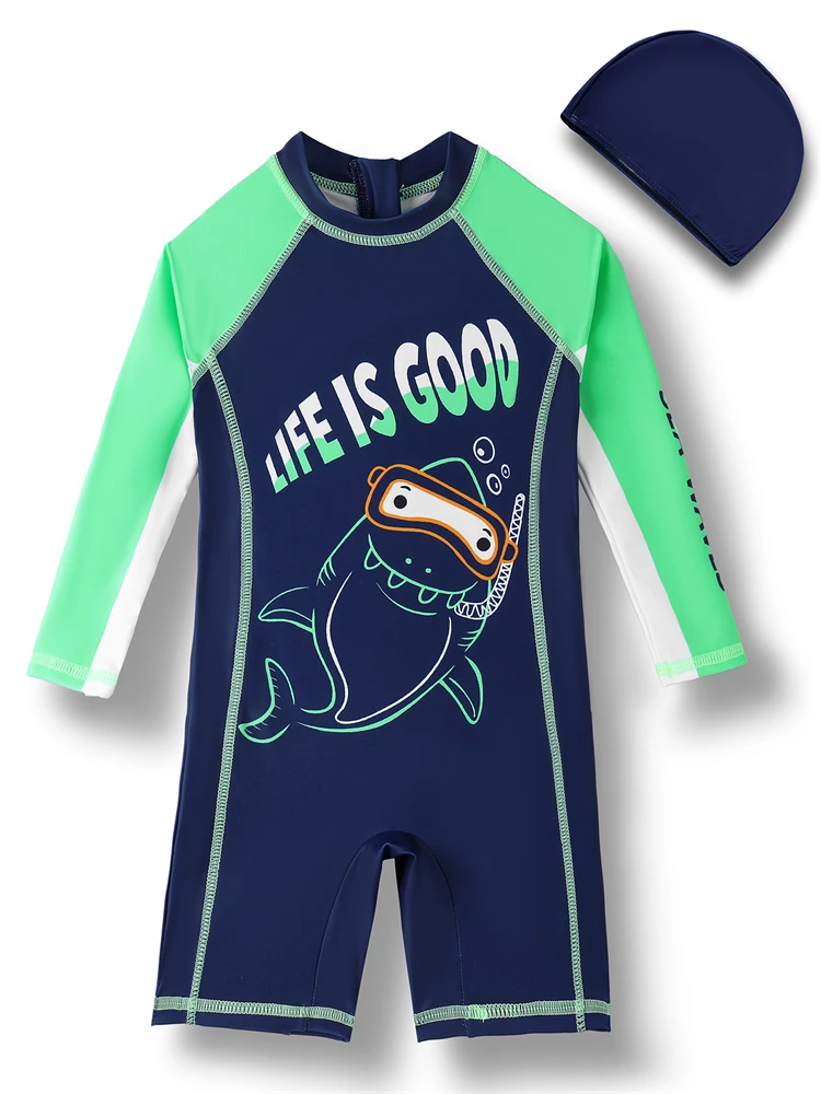 One Piece Boy Kids Swimsuit 2025 New Cartoon Shark Long Sleeve Children Swimwear Summer Zipper Beachwear Bathing Suit Swimming
One Piece Boy Kids Swimsuit 2025 New Cartoon Shark Long Sleeve Children Swimwear Summer Zipper Beachwear Bathing Suit Swimming