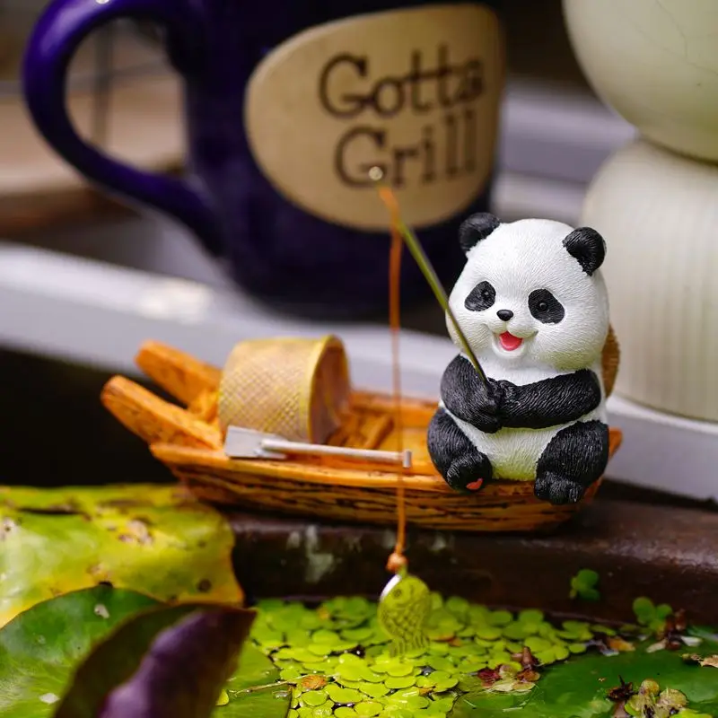 Cute Panda Fishing Ornaments, Ancient Fish Tank Landscaping, Aquarium Decorations, Rockery Micro Landscape Bonsai Decorations
Cute Panda Fishing Ornaments, Ancient Fish Tank Landscaping, Aquarium Decorations, Rockery Micro Landscape Bonsai Decorations