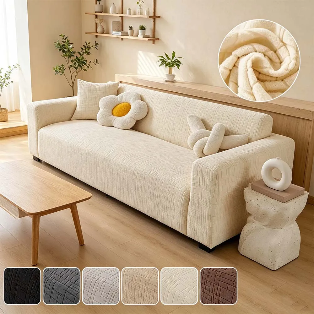 1PC Elastic Jacquard Sofa Covers Stretch Couch Cover Dustproof Slipcover Corner Case for Living Room Hotel Home 1/2/3/4 Seater
1PC Elastic Jacquard Sofa Covers Stretch Couch Cover Dustproof Slipcover Corner Case for Living Room Hotel Home 1/2/3/4 Seater