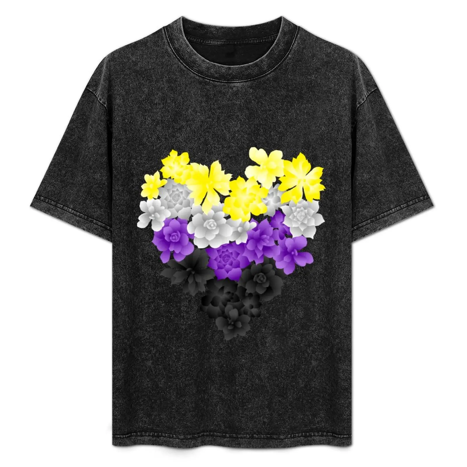 Banded Non-Binary Succulent Heart T-Shirt Casual Everyday Short Sleeve T-Shirt
Banded Non-Binary Succulent Heart T-Shirt Casual Everyday Short Sleeve T-Shirt