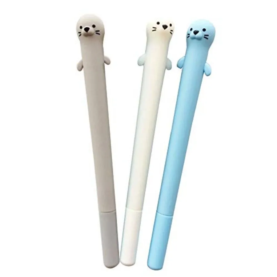3pcs 0.5mm Fine Point Gel Pens Cute Cartoon Otters Refillable Gel Ink Pens Black Ink Pen for Writing Note with Box Otter
3pcs 0.5mm Fine Point Gel Pens Cute Cartoon Otters Refillable Gel Ink Pens Black Ink Pen for Writing Note with Box Otter