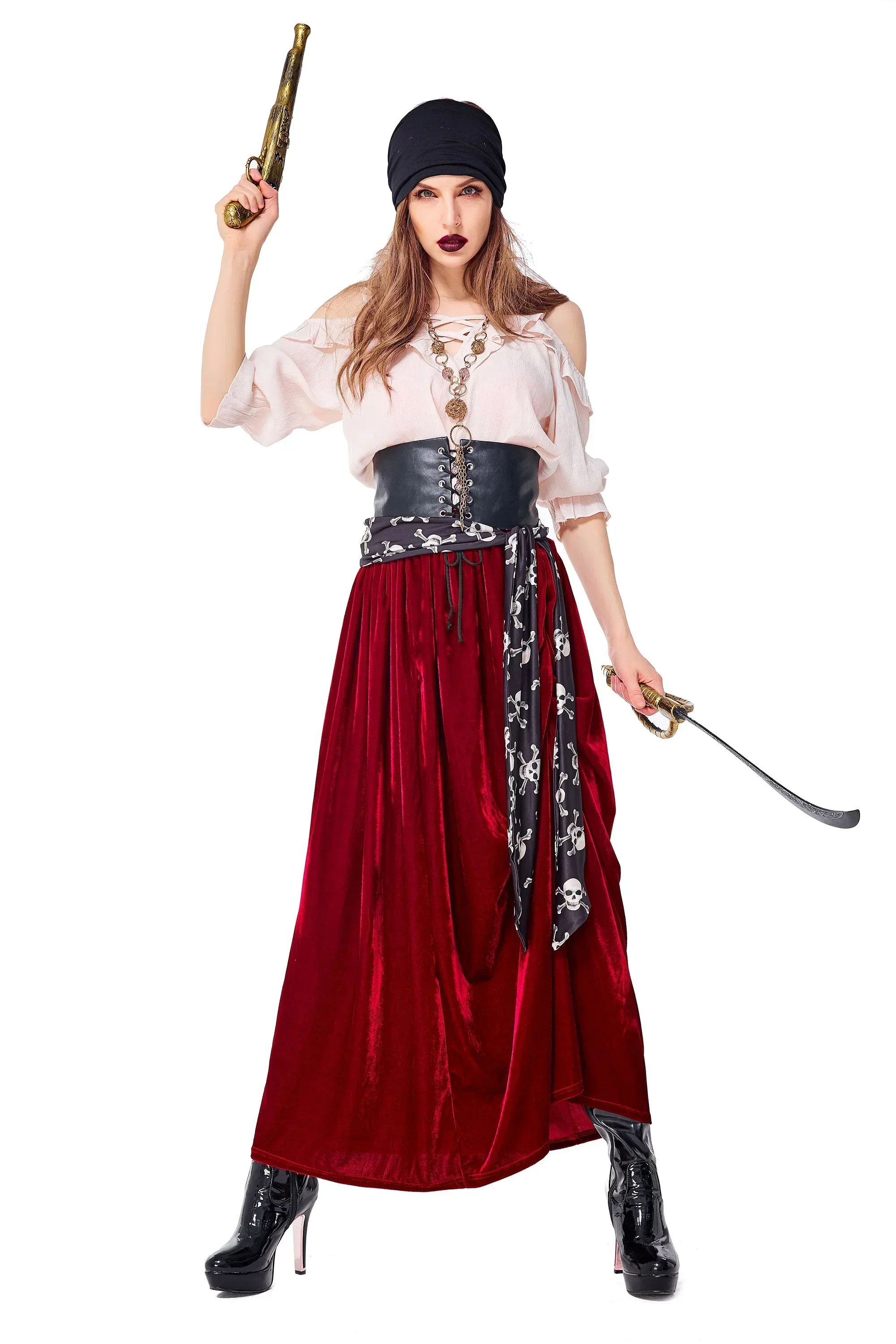 Suit For Halloween Cosplay Sexy Pirate Fancy Dress Women Costume
Suit For Halloween Cosplay Sexy Pirate Fancy Dress Women Costume