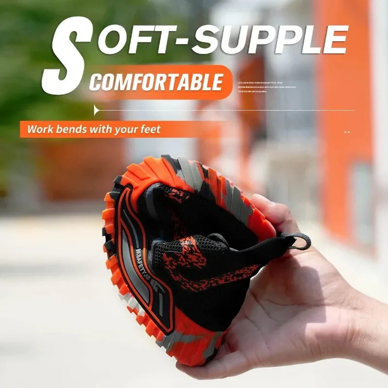Breathable Men Work Safety Shoes Fashion Labor Shoes Mesh Steel Toe Sneakers Puncture Proof Protective Boots
Breathable Men Work Safety Shoes Fashion Labor Shoes Mesh Steel Toe Sneakers Puncture Proof Protective Boots