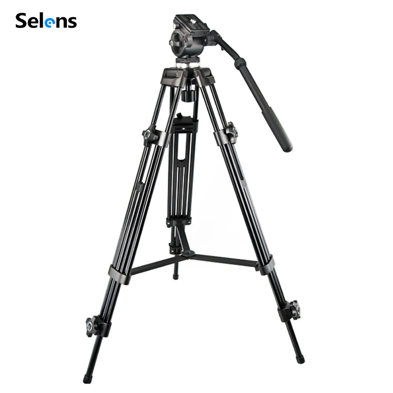 Selens 74.4" WeiFeng Video Tripod System Professional Heavy Duty Camera 360° Fluid Head 
Selens 74.4" WeiFeng Video Tripod System Professional Heavy Duty Camera 360° Fluid Head