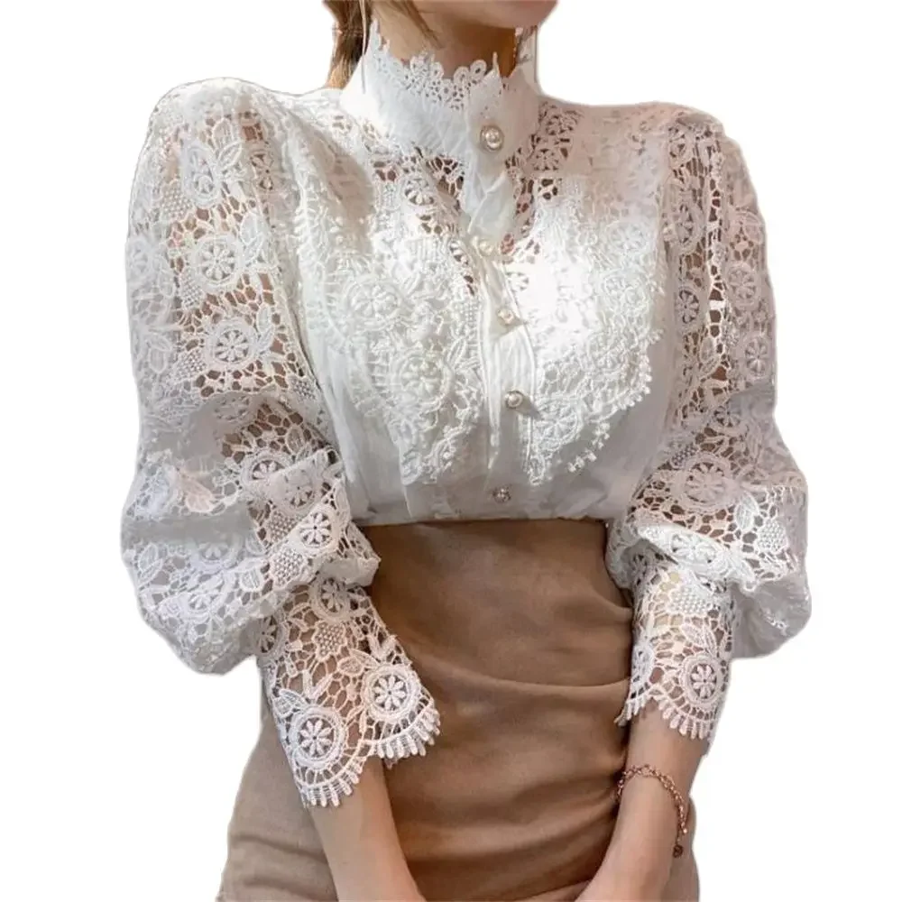 2024, свободная рубашка на пуговицах в Корейском стиле, женские полые повседневные женские блузки, топы, новые винтажные белые кружевные блузки, женские рубашки
2024, свободная рубашка на пуговицах в Корейском стиле, женские полые повседневные женские блузки, топы, новые винтажные белые кружевные блузки, женские рубашки