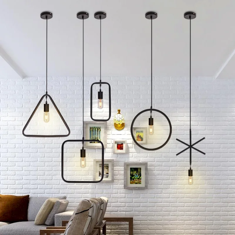 Vintage Loft Iron Figure Pendant light Hanging Light White/Black Finished Droplight for bar restaurant bedroom
Vintage Loft Iron Figure Pendant light Hanging Light White/Black Finished Droplight for bar restaurant bedroom