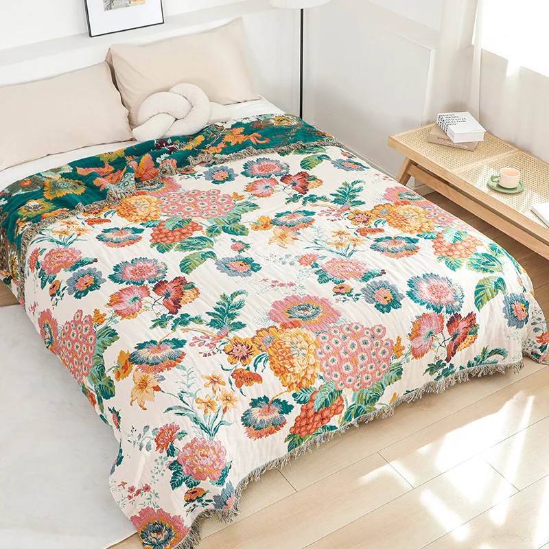 a Bundle of Flowers, All Cotton Multi-layer Gauze Towel, Pure Cotton Summer Blanket, Office Nap Blanket, Sofa Cover Blanket
a Bundle of Flowers, All Cotton Multi-layer Gauze Towel, Pure Cotton Summer Blanket, Office Nap Blanket, Sofa Cover Blanket
